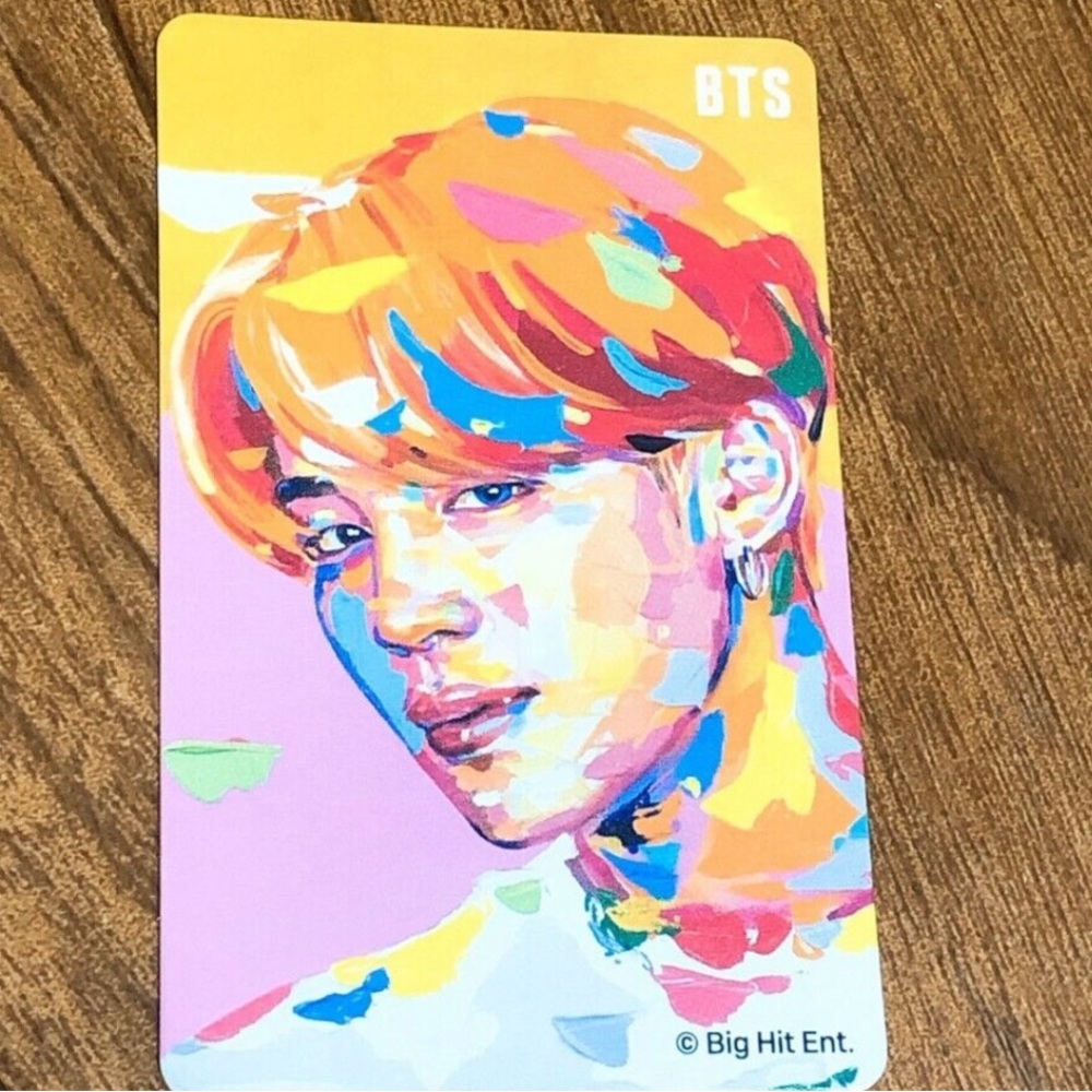 Official BTS x MTPR Jimin boy with luv Special Edition LENTICULAR PHOTOCARD